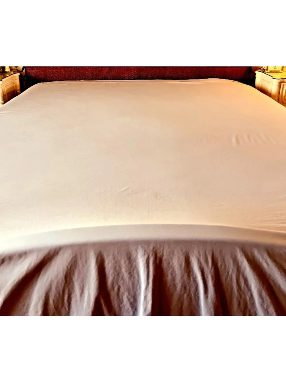 100% Combed COTTON Full FLAT Sheet Yellow Gold Preston Home Collection 86